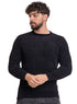 Black - Design173 Br - Round Pullover - Khotwh